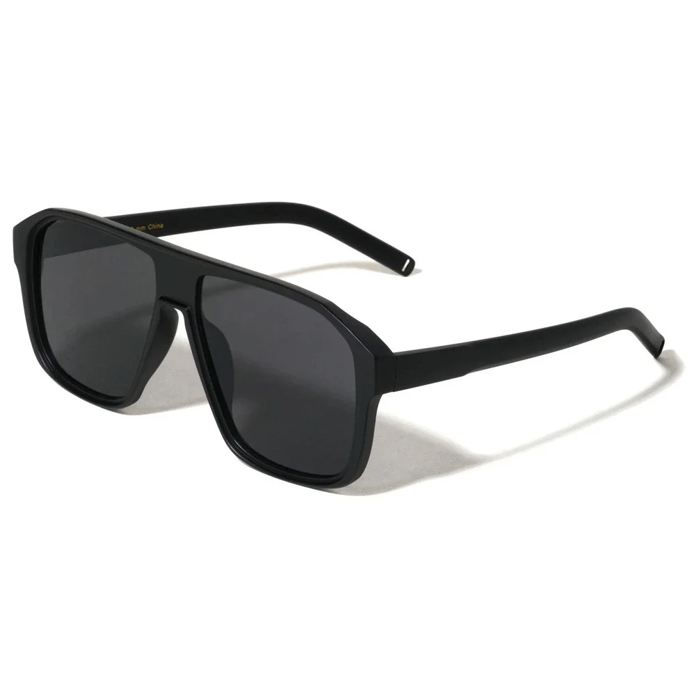 MEN Sunglasses Streetwear, Cyberpunk, Minimalist, Flat Top, Navigator Driving